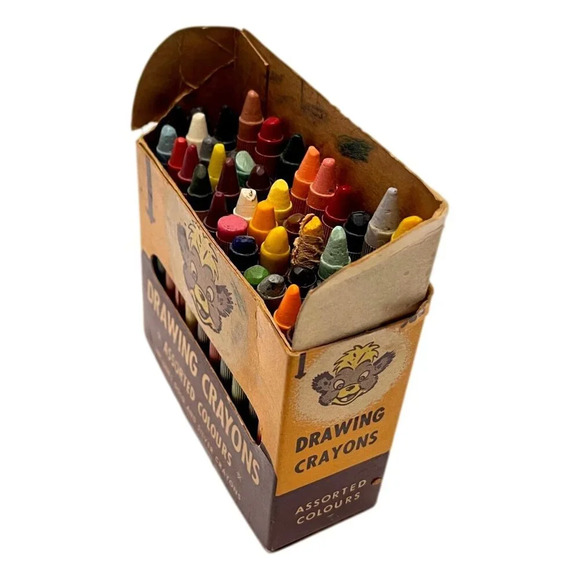 Vintage Eatons Punkinhead Crayons circa 1960s Canada - Picture 6 of 7